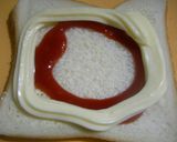 簡単マヨケチャたまごトースト～♪作り方1写真