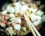 新玉ねぎと豚玉のピリ辛生姜焼き作り方6写真