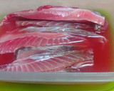 簡単‼ずぼら人のマグロのカマの塩焼き♪作り方1写真