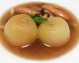 あっ玉丸スープ◎旨味ダブルオニオンスープ作り方6写真