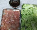 鶏むね肉と春キャベツの生姜焼き作り方2写真