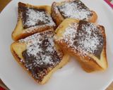 とろ～りチョコが美味☆フレンチトースト作り方7写真