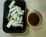 簡単♡エリンギのチョイ辛おろし和え♪作り方1写真