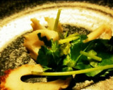 三つ葉とちくわのわさび醤油和え作り方4写真