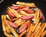 余ったフライドポテトのチーズ焼き作り方3写真