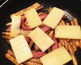 余ったフライドポテトのチーズ焼き作り方4写真