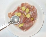 蒸し鶏小松菜のピーナッツサラダ♪鶏もも肉作り方2写真
