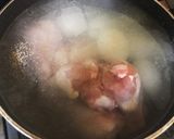 手羽元と卵のカレー風味煮込み作り方2写真