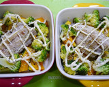 簡単！アジと野菜のマヨ黒胡椒和え作り方3写真