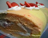激うま（´∀｀）ふわふわ３色ロールケーキ作り方19写真