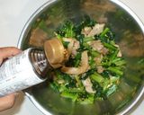 蒸し鶏小松菜のピーナッツサラダ♪鶏もも肉作り方9写真
