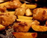 鶏とジャガイモのオーブン焼き♪作り方4写真