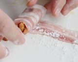 味付き油揚げの豚肉ロール作り方3写真