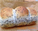 黒ごまたっぷり♡ミニ食パン作り方6写真