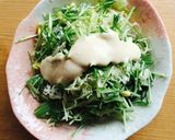 材料4つ✲ノンオイル味噌豆腐ディップ作り方3写真