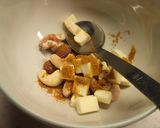 カレーチーズナッツ　スラチョコトースト作り方1写真
