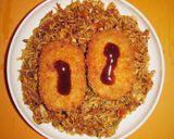「つくし焼きそば」作り方8写真