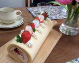 バナナロールケーキ作り方33写真