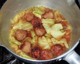 キャベツと玉ねぎのカレー味ふわふわ肉団子作り方13写真