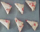 ストロベリークリームチーズスコーン作り方5写真