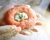 挽肉のステツキー新鮮な牛酪と紫蘇ソウス作り方7写真