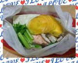 サーモン➕豆腐➕野菜の包み蒸し♥作り方3写真