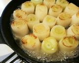 スキレットで簡単★長ネギのチーズ焼き♪作り方3写真