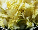 白菜と卵*オープンオムレツ作り方2写真