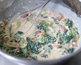 ほうれん草とベーコンの厚焼きキッシュ作り方8写真