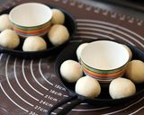 ディップ×ちぎりパン　スキレットブレッド作り方3写真