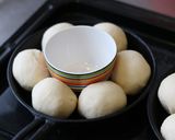 ディップ×ちぎりパン　スキレットブレッド作り方4写真