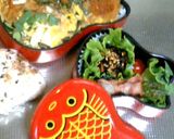 冷凍食品で♪カツ丼弁当♪作り方7写真