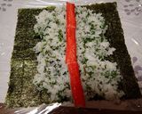 山菜のシャクを入れた・おにぎらず作り方7写真