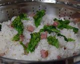 ストウブで2段調理~スープで蒸すおこわ~作り方9写真