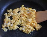 ほうれん草とひき肉のビビンバ風ピリ辛炒め作り方3写真