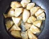 フライパンdeブリの竜田揚げ(揚焼き)作り方7写真