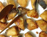 フライパンdeブリの竜田揚げ(揚焼き)作り方9写真