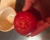 簡単に出来る一品！トマトチーズ作り方1写真
