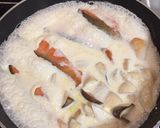 濃厚クリームのサーモン煮作り方5写真