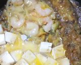 料理初心者向け豆腐と天ぷらの煮込み丼作り方4写真