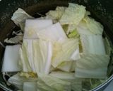 鍋の残りで♪白菜の挽き肉餡掛け作り方1写真