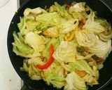 ピリ辛でご飯がススム♪麻婆キャベツ☆作り方2写真