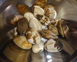 アスパラとあさりのトマトクリームペンネ作り方1写真