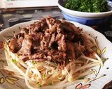 無塩!ダイエット!簡単牛肉ともやし炒め作り方6写真