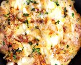 卵とチーズの粉なしお好み焼き作り方6写真