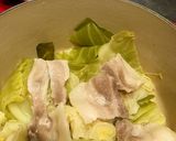 キャベツと豚バラのバター蒸し煮作り方4写真