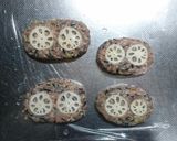 打ち豆とひじきの煮物で鶏バーグ作り方3写真