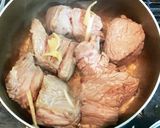 牛肉かたまりの白味噌煮作り方2写真