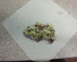 キャベツと玉ねぎと牛肉だけで！簡単春巻き作り方8写真