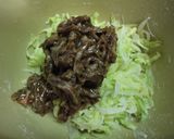 キャベツと玉ねぎと牛肉だけで！簡単春巻き作り方6写真